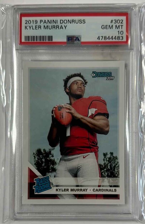 2019 PANINI RATED ROOKIE - KYLER MURRAY - NO. 302 - GRADED MINT 10